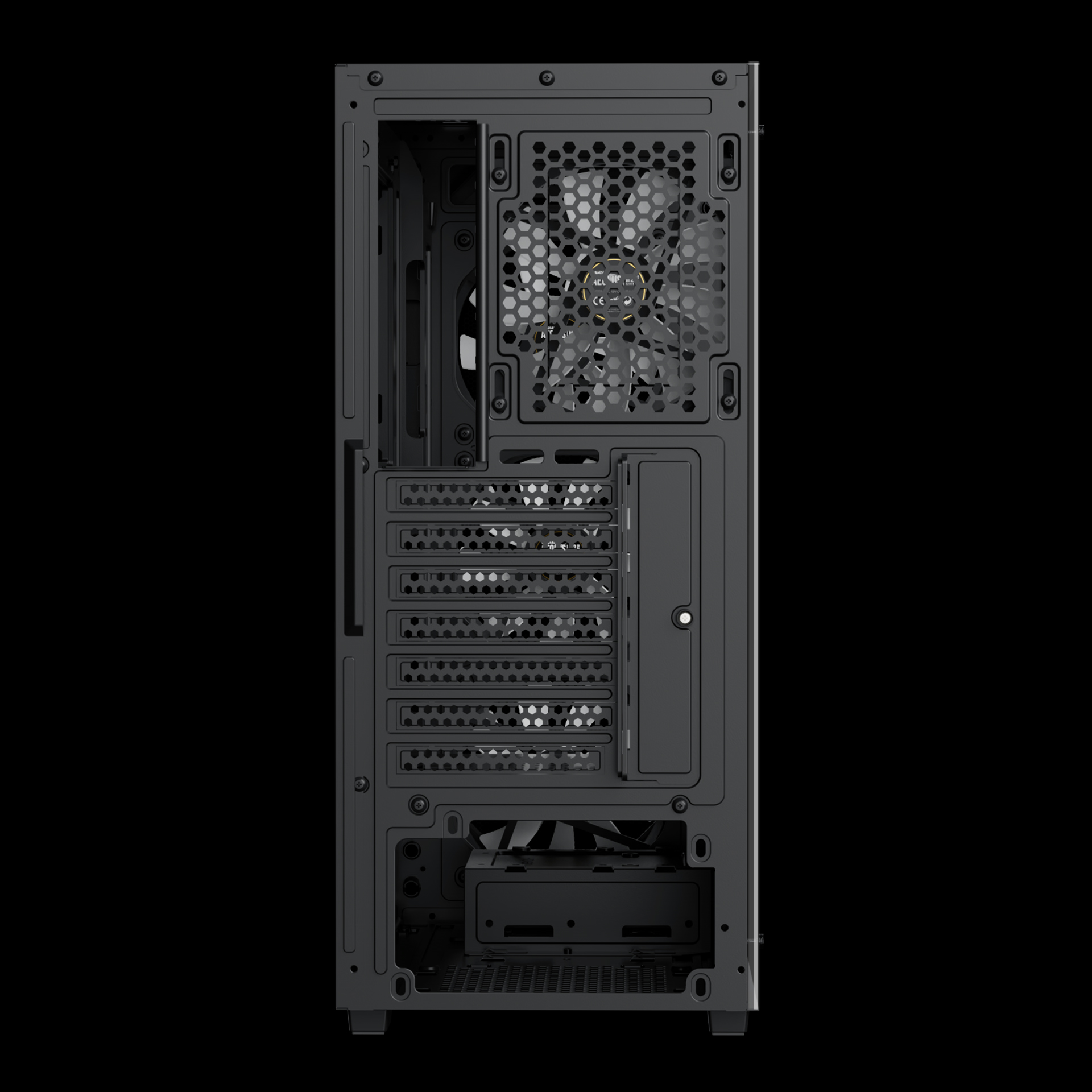 GAMDIAS AURA GC1 ELITE ARGB Mid Tower Gaming Case - Black GAMDIAS AURA GC1 ELITE ARGB Mid Tower Gaming Case - Black